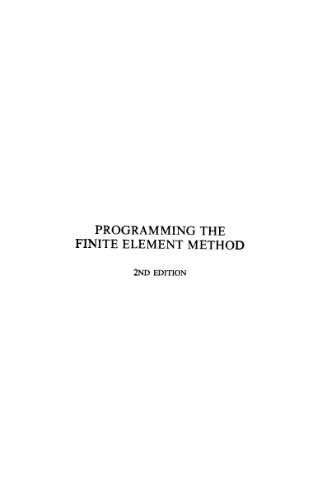 خرید و دانلود نسخه کامل کتاب Programming the Finite Element Method