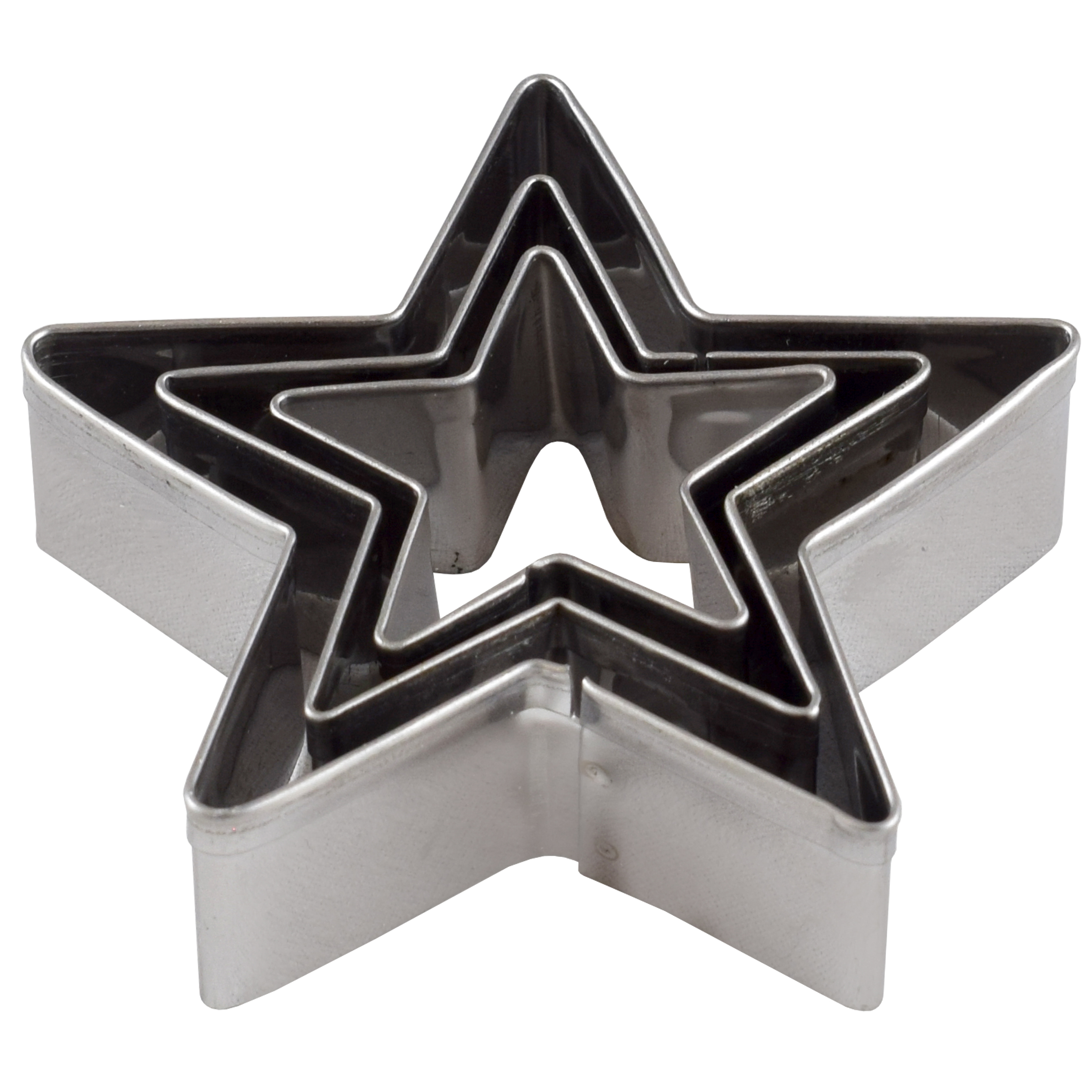 کاتر شیرینی پزی مدل ستاره بسته 3 عددی