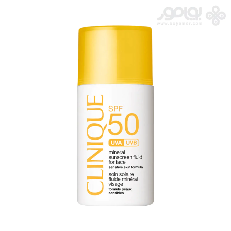 فلوئید ضد آفتاب مینرال کلینیک SPF50 حجم 30 میل