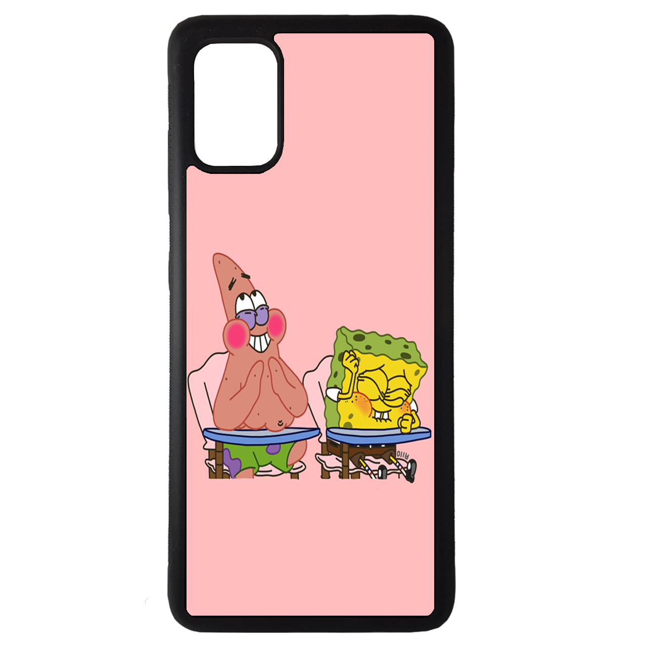 کاور طرح باب اسفنجی و پاتریک کد 110646 مناسب برای گوشی موبایل سامسونگ galaxy a71