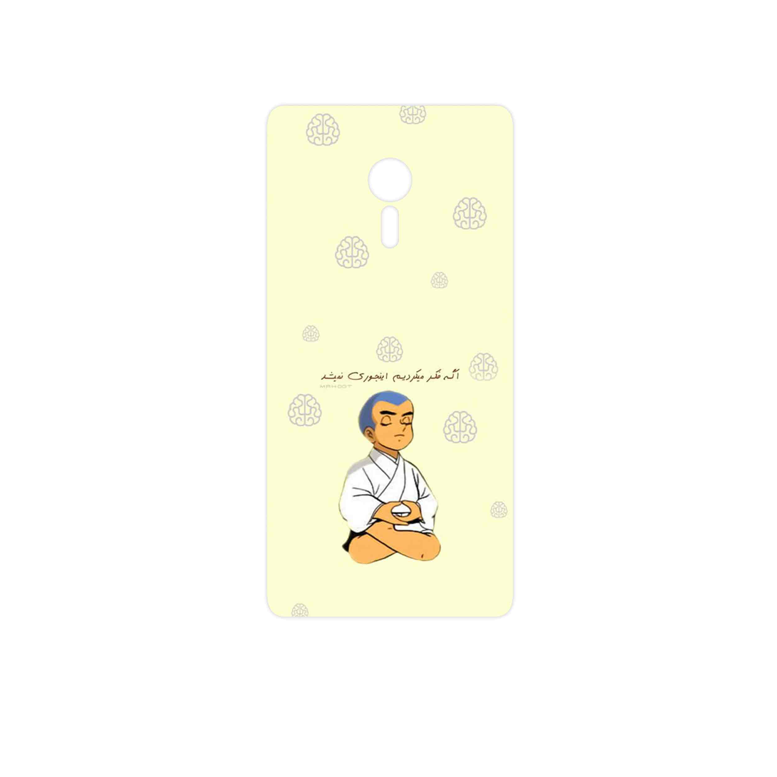 برچسب پوششی ماهوت مدل Ikkyu-san مناسب برای گوشی موبایل لنوو ZUK Z2 Pro