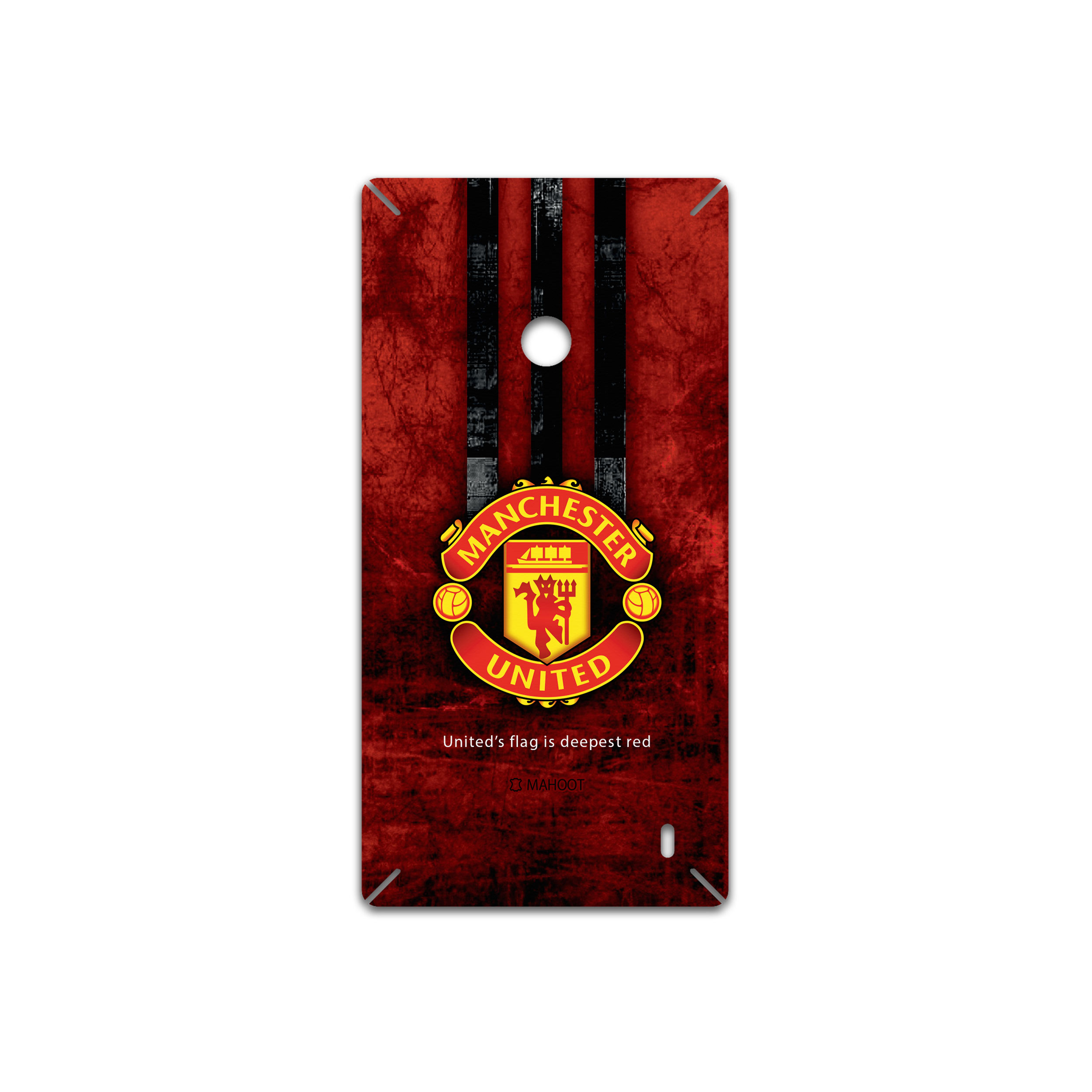 برچسب پوششی ماهوت مدل Manchester-United-FC مناسب برای گوشی موبایل نوکیا Lumia 520