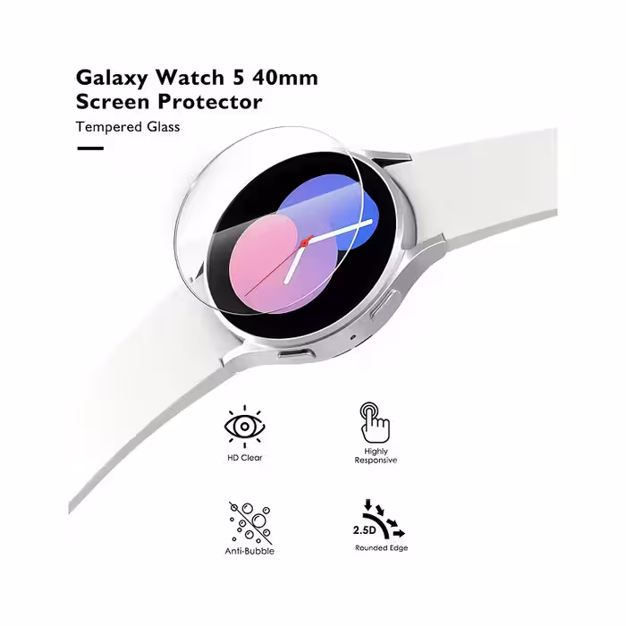 محافظ صفحه نمایش لاین مدل RB007 مناسب برای ساعت هوشمند سامسونگ Galaxy Watch 5 40mm بسته سه عددی