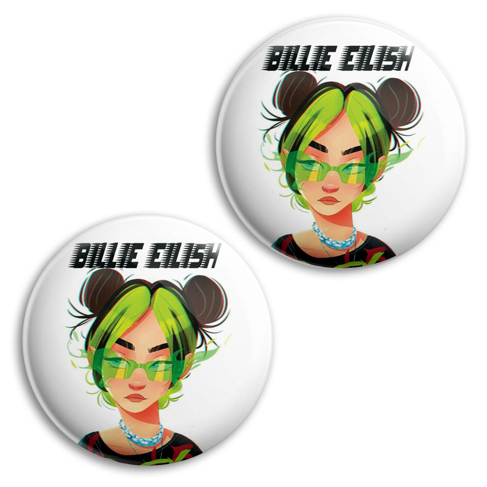 پیکسل پرمانه طرح billie eilish کد pm2n.26292 مجموعه 2 عددی