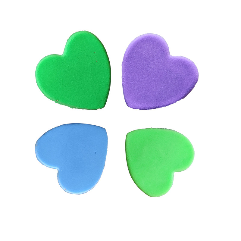 مگنت طرح قلب رنگارنگ کد MK93 مجموعه 4 عددی