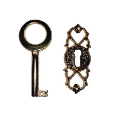 قفل کمدی مدل 104 طرح قلب مجموعه 3 عددی