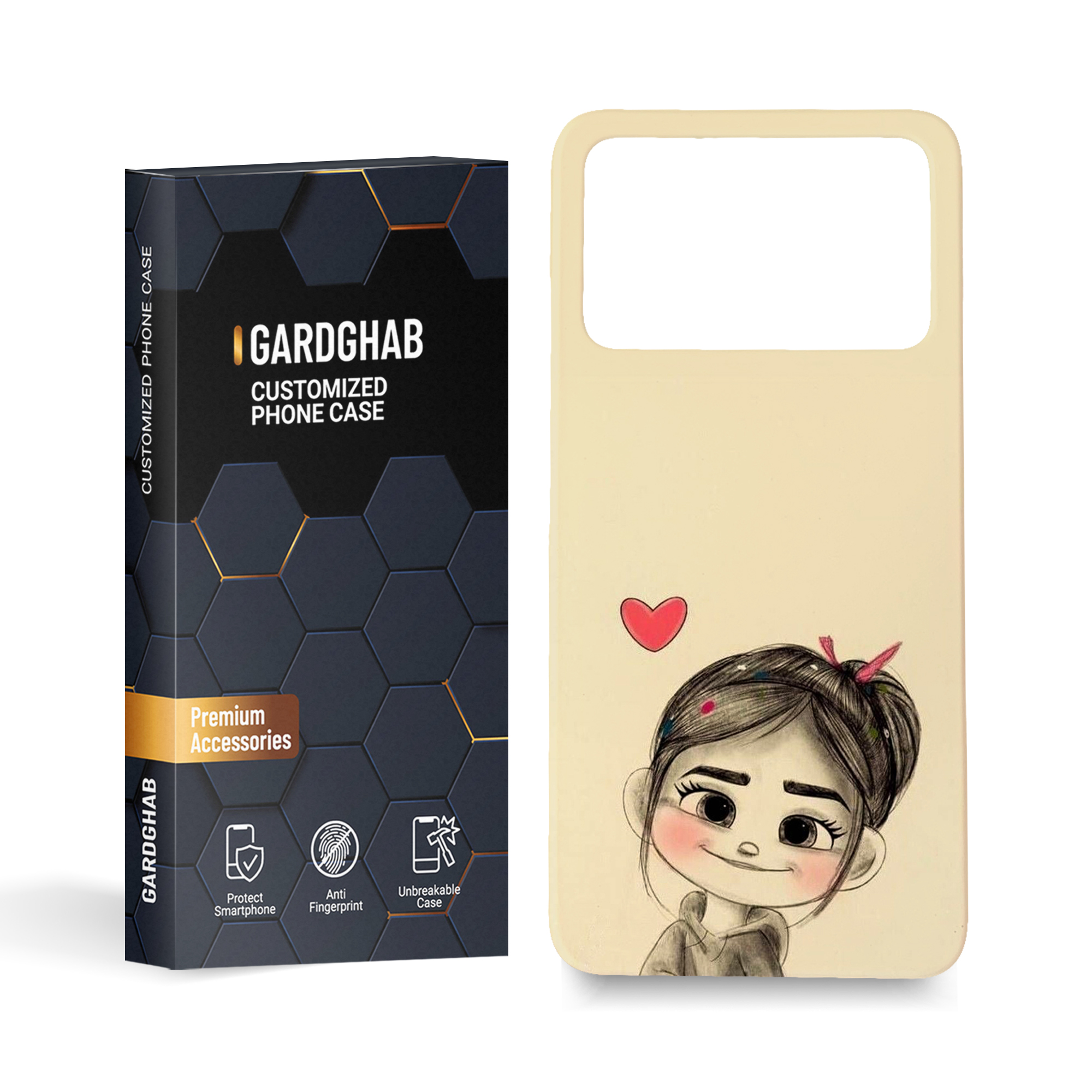  کاور قاب گارد مدل دخترانه مناسب برای گوشی موبایل شیائومی  poco x4 pro