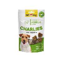 تشویقی سگ جیم داگ طعم بره Gim Dog charlies mini hearts