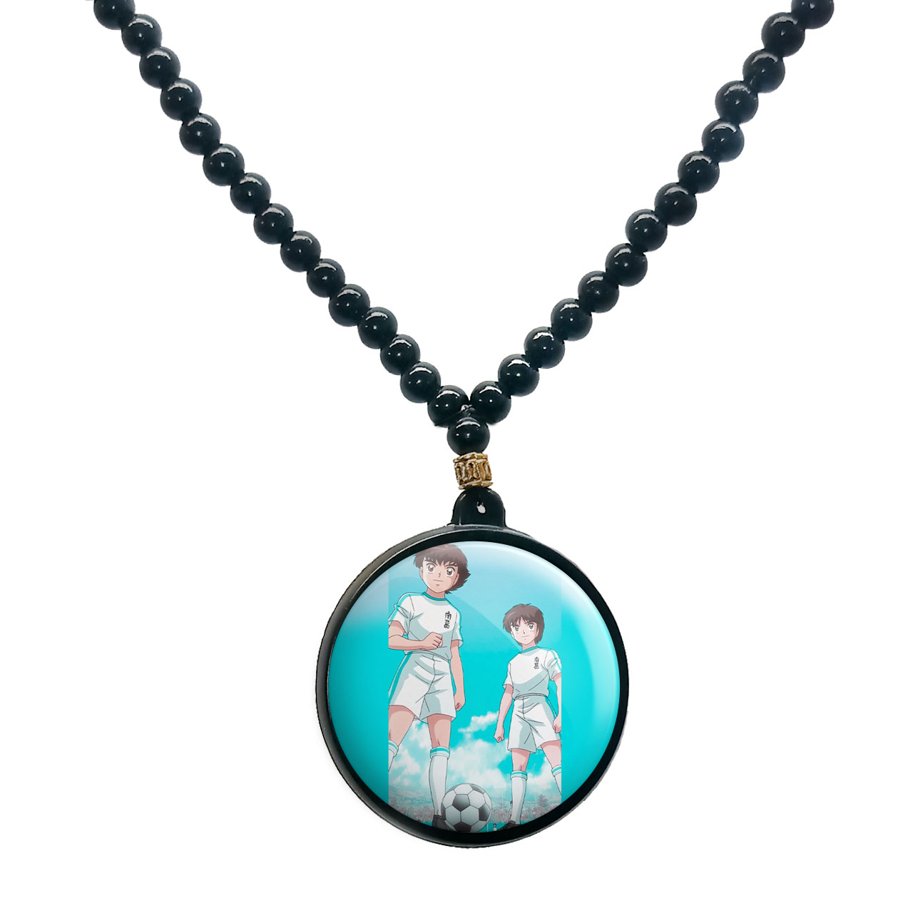 گردنبند پرمانه طرح فوتبالیست ها کد pmd.22336 مدل دو طرفه