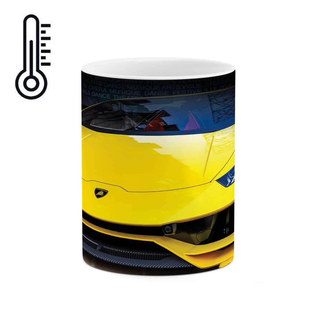 ماگ حرارتی طرح ماشین لامبورگینی مدل mgph10508