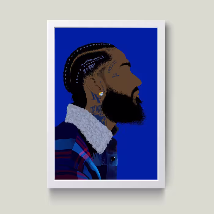 تابلو مدل نیپسی هاسل Nipsey Hussle کد S0132-w