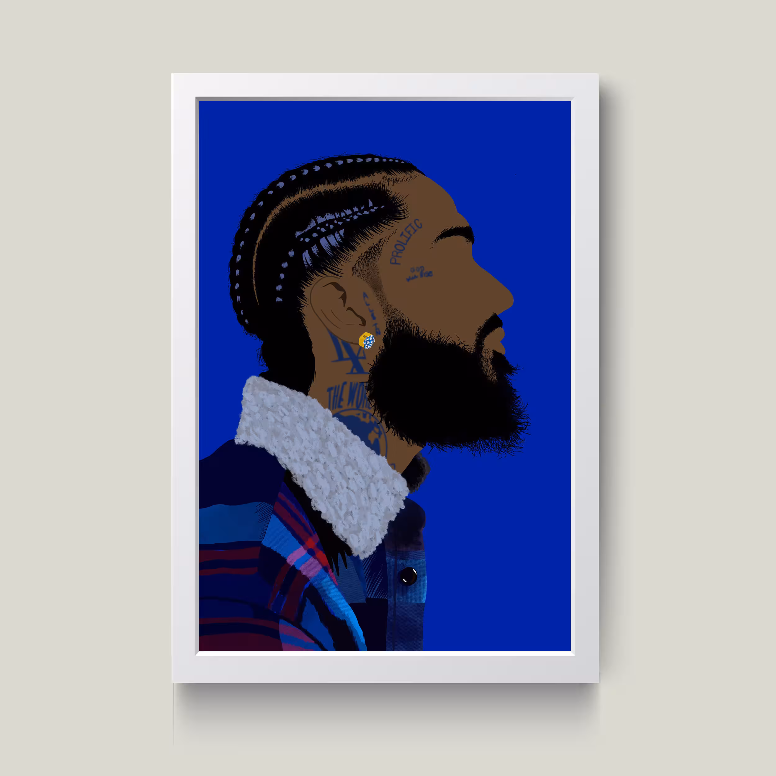 تابلو مدل نیپسی هاسل Nipsey Hussle کد S0132-w