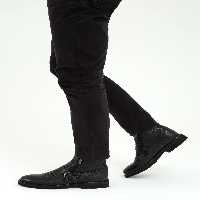 چکمه و بوت مشکی مردانه های کلاسیک چرم اصل 537 3045 Erk Boots Sk21 22 Tamer Tanca