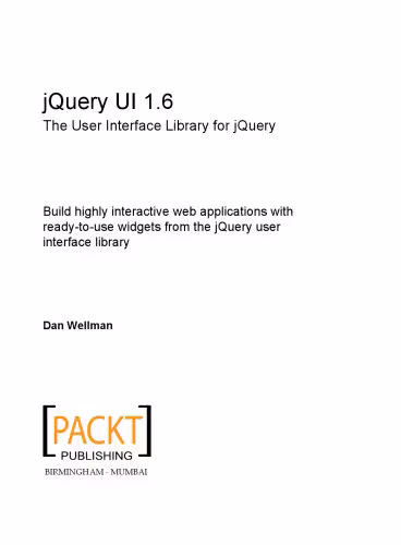 خرید و دانلود نسخه کامل کتاب JQuery UI 1.6 : the user interface library for jQuery