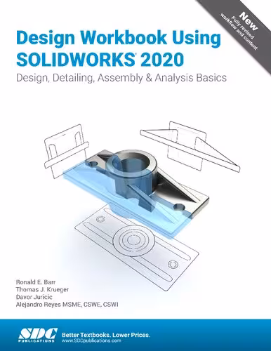 خرید و دانلود نسخه کامل کتاب Design Workbook Using Solidworks 2020