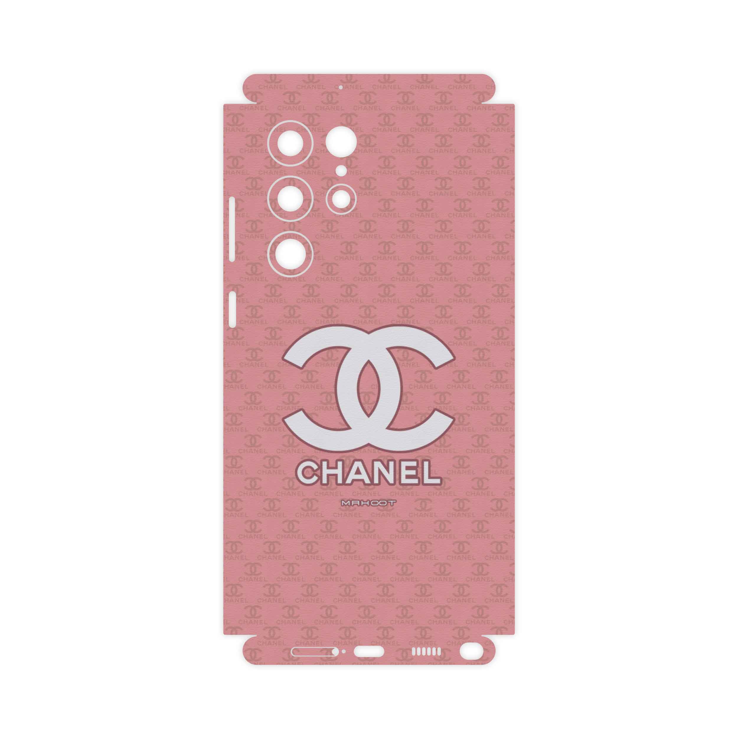 برچسب پوششی ماهوت مدل CHANEL-Logo-FullSkin مناسب برای گوشی موبایل سامسونگ Galaxy S22 Ultra 5G