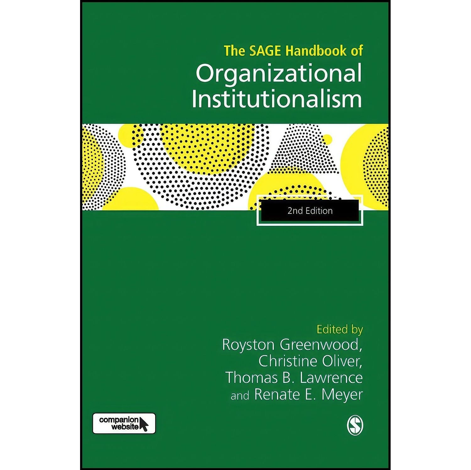 کتاب زبان اصلی The SAGE Handbook of Organizational Institutionalism