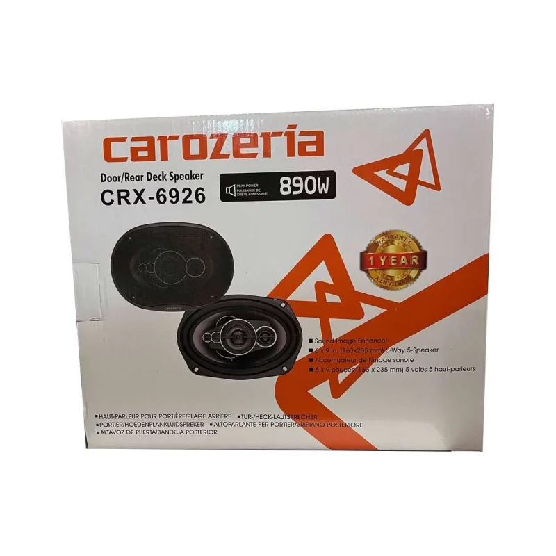 باند خربزی ای کاروزریا _ Carozeria مدل crx6926 با توان 890 وات
