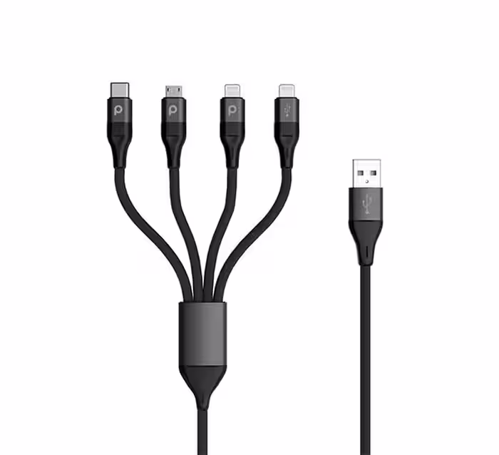 کابل 4 در 1 پرودو مدل PD-LLCMBR-BK