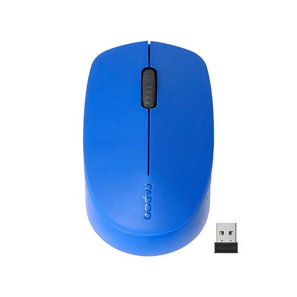 ماوس Bluetooth &amp; wireless سایلنت رپو مدل M100 آبی