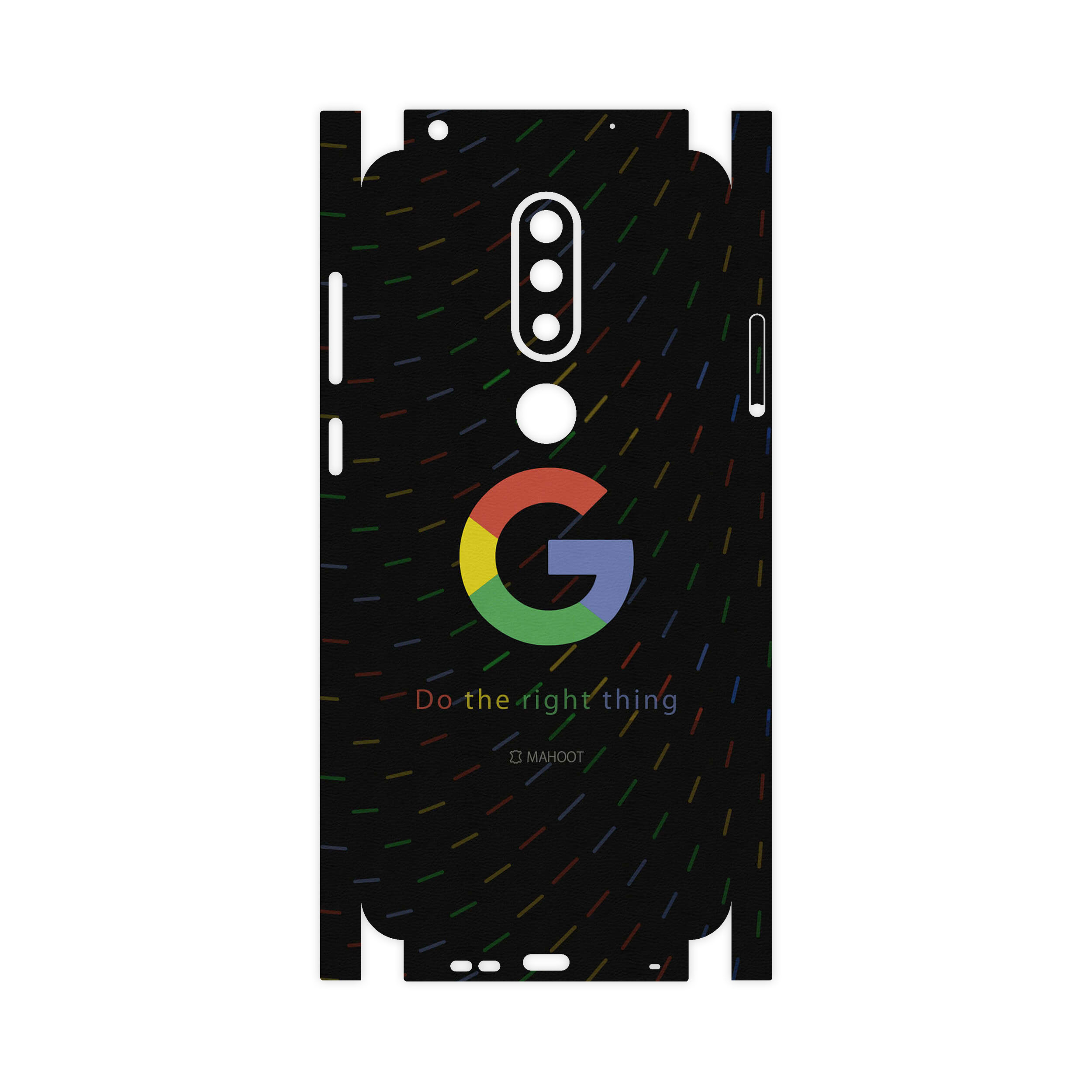 برچسب پوششی ماهوت مدل Ggl-FullSkin مناسب برای گوشی موبایل نوکیا 6.1 Plus