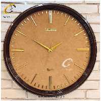 ساعت دیواری اورجینال ولدر PVC قهوه ای| کد رفرنس 7013
