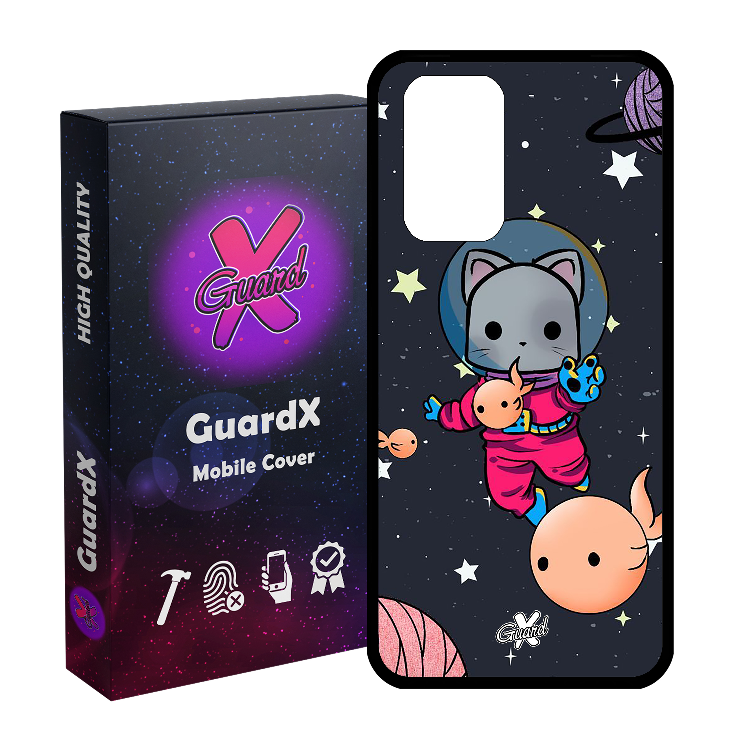 کاور گارد ایکس طرح Cat مدل Glass10044 مناسب برای گوشی موبایل شیائومی Redmi Note 10 Pro / Note 10 Pro Max