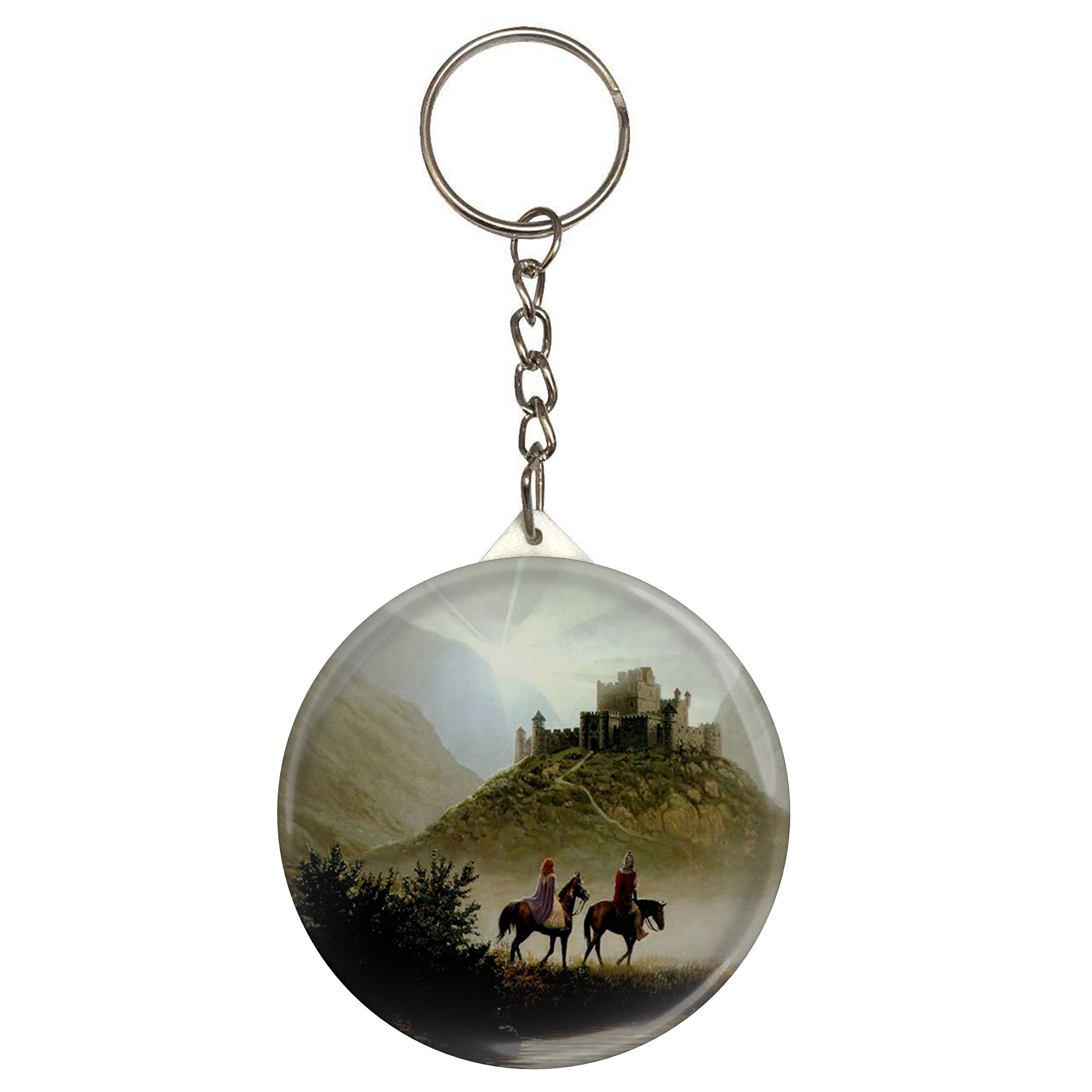 جاکلیدی طرح انیمه دختر و اسب و قلعه مدل S10307