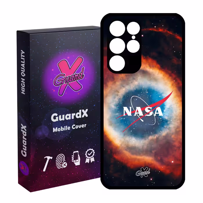 کاور گارد ایکس طرح Nasa مدل Glass10234 مناسب برای گوشی موبایل سامسونگ Galaxy S22 Ultra