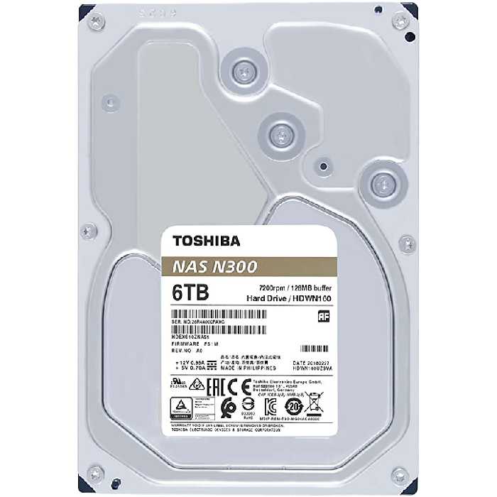 هارددیسک اینترنال توشیبا مدل N300 ظرفیت 6 ترابایت