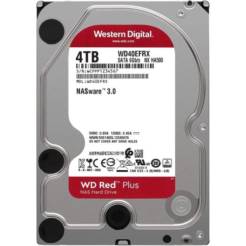 هارد اینترنال Western Digital 4TB Red Plus NAS (استوک)