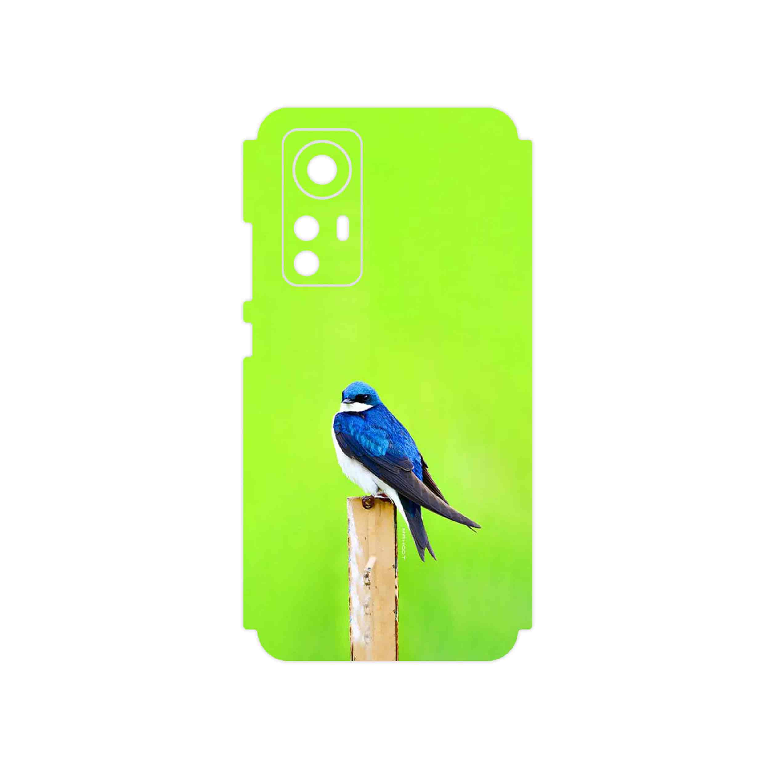 برچسب پوششی ماهوت مدل Bird Swallow مناسب برای گوشی موبایل شیائومی 12X