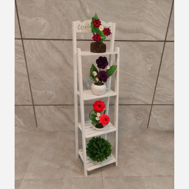 استند گل 4 طبقه طرح صاف