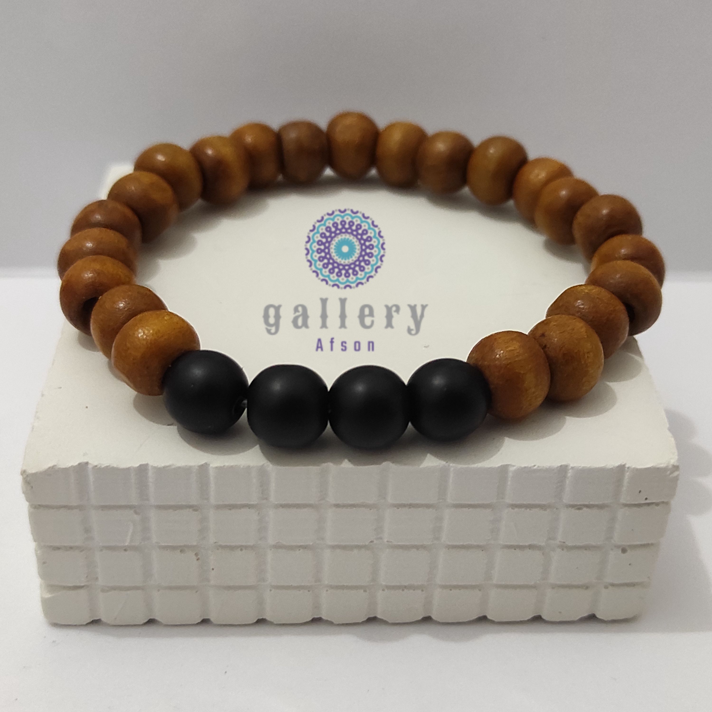 دستبند چوبی-اونیکس