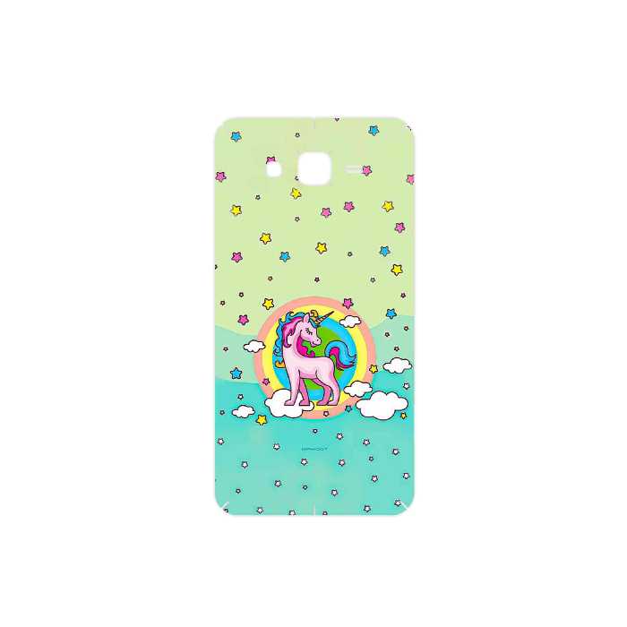 برچسب پوششی ماهوت مدل Rainbow unicorn adventure مناسب برای گوشی موبایل سامسونگ Galaxy J7 2015