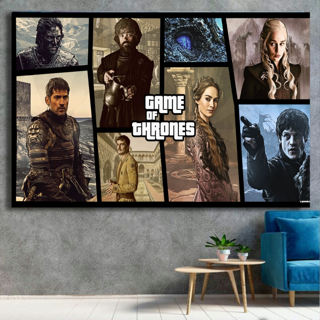  تابلو بوم طرح گیم اف ترونز مدلSTB1383