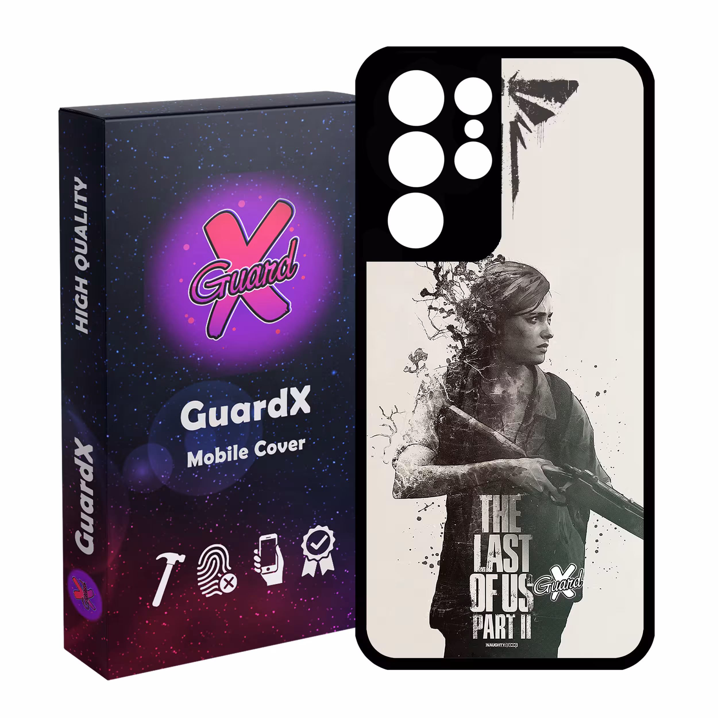 کاور گارد ایکس طرح The Last of Us مدل Glass10199 مناسب برای گوشی موبایل سامسونگ Galaxy S21 Ultra