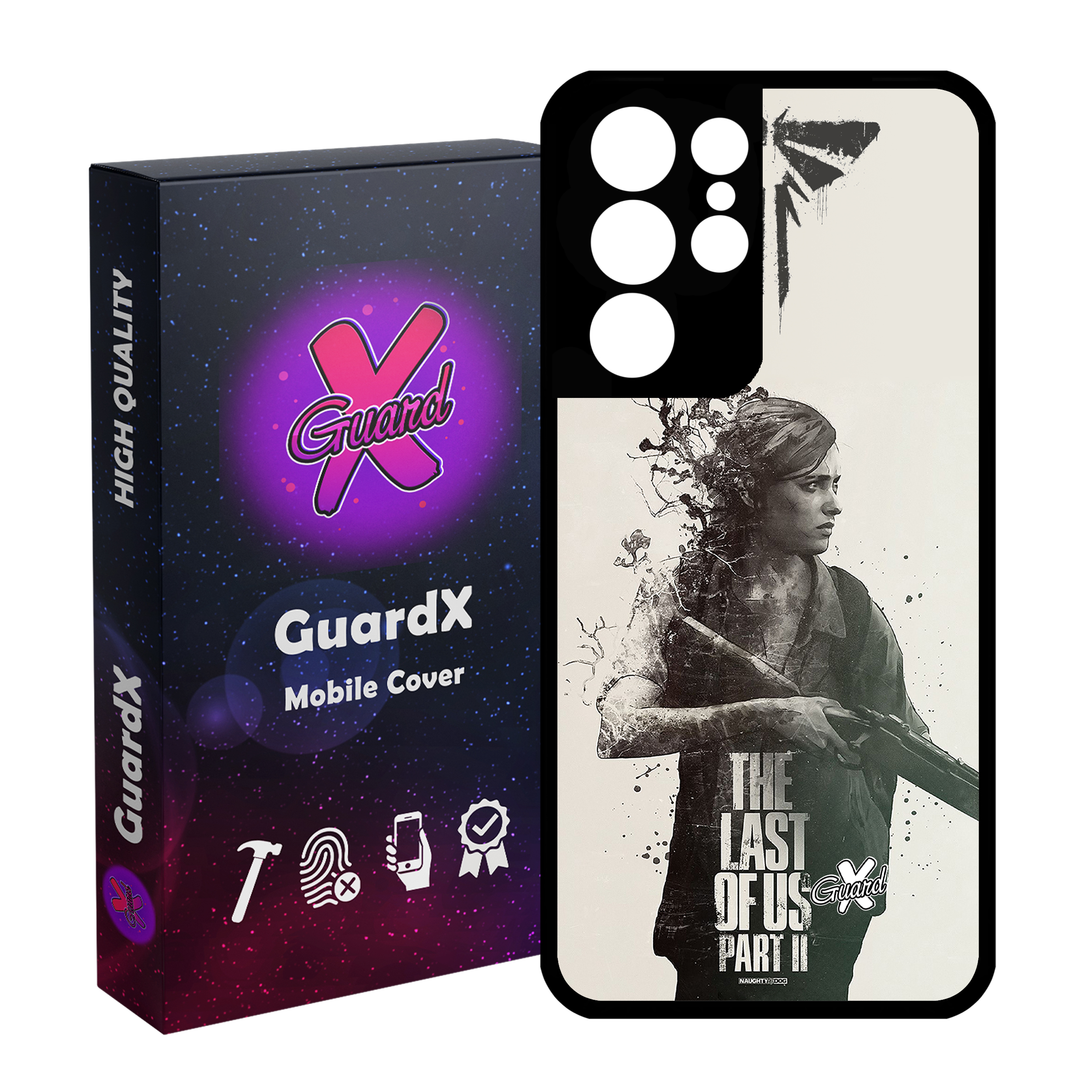 کاور گارد ایکس طرح The Last of Us مدل Glass10199 مناسب برای گوشی موبایل سامسونگ Galaxy S21 Ultra