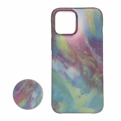 کاور  مدل COLOR88 مناسب برای گوشی موبایل اپل  IPHONE12/12PRO به همراه پاپ سوکت