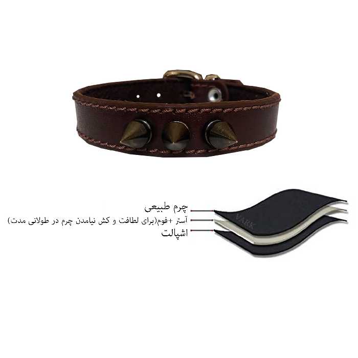 دستبند چرم وارک مدل فرهود کد rb458