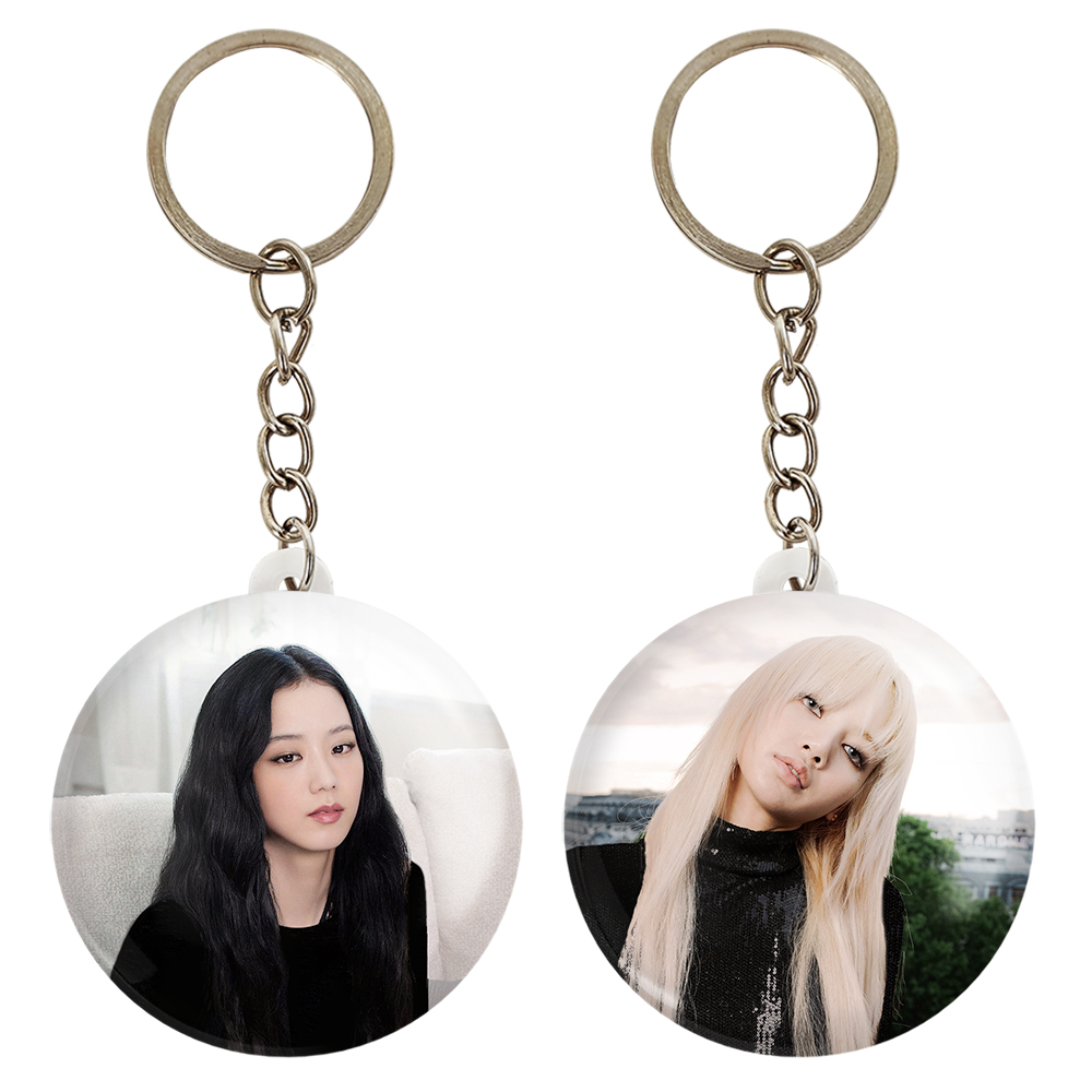 جاکلیدی خندالو مدل لیسا و جیسو گروه بلک پینک BLACKPINK کد 1667516678 مجموعه 2 عددی
