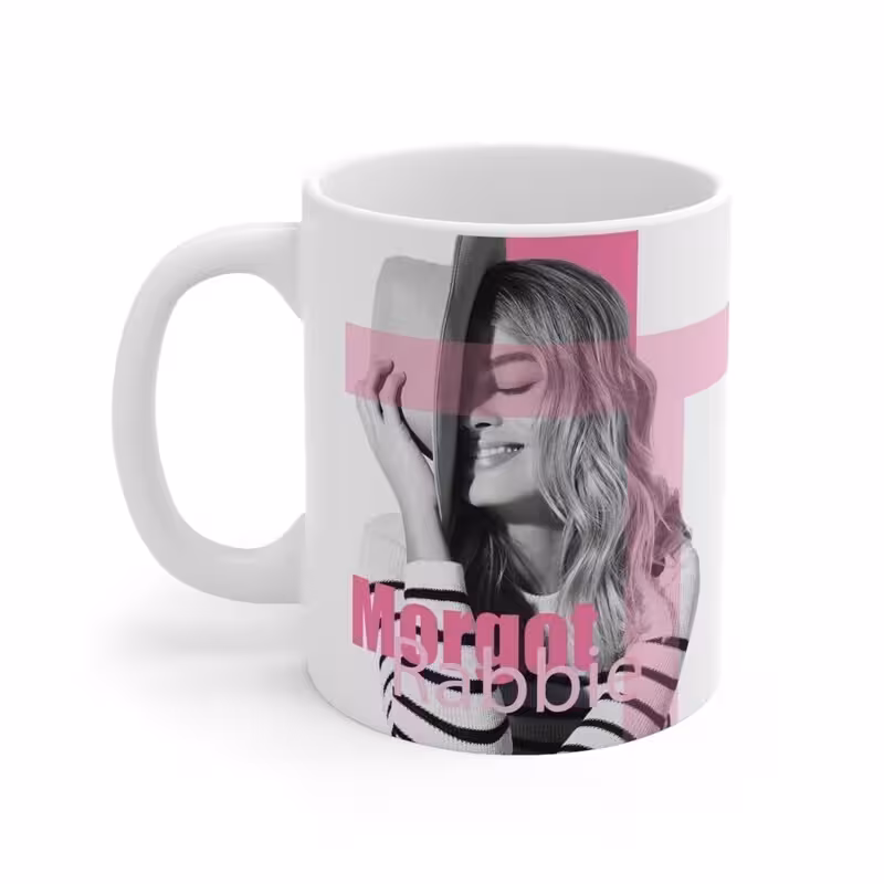 ماگ طرح Margot Robbie مارگو رابی باربی Barbie مدل NM2048