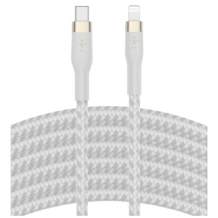 کابل فست شارژ Type-C به Lightning بلکین مدل CAA011bt208M به طول 2.8 متر