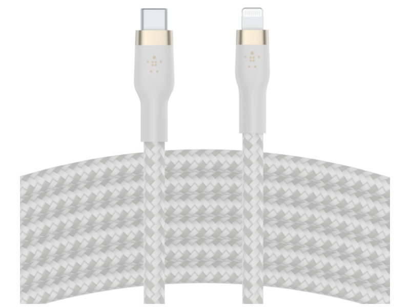 کابل فست شارژ Type-C به Lightning بلکین مدل CAA011bt208M به طول 2.8 متر