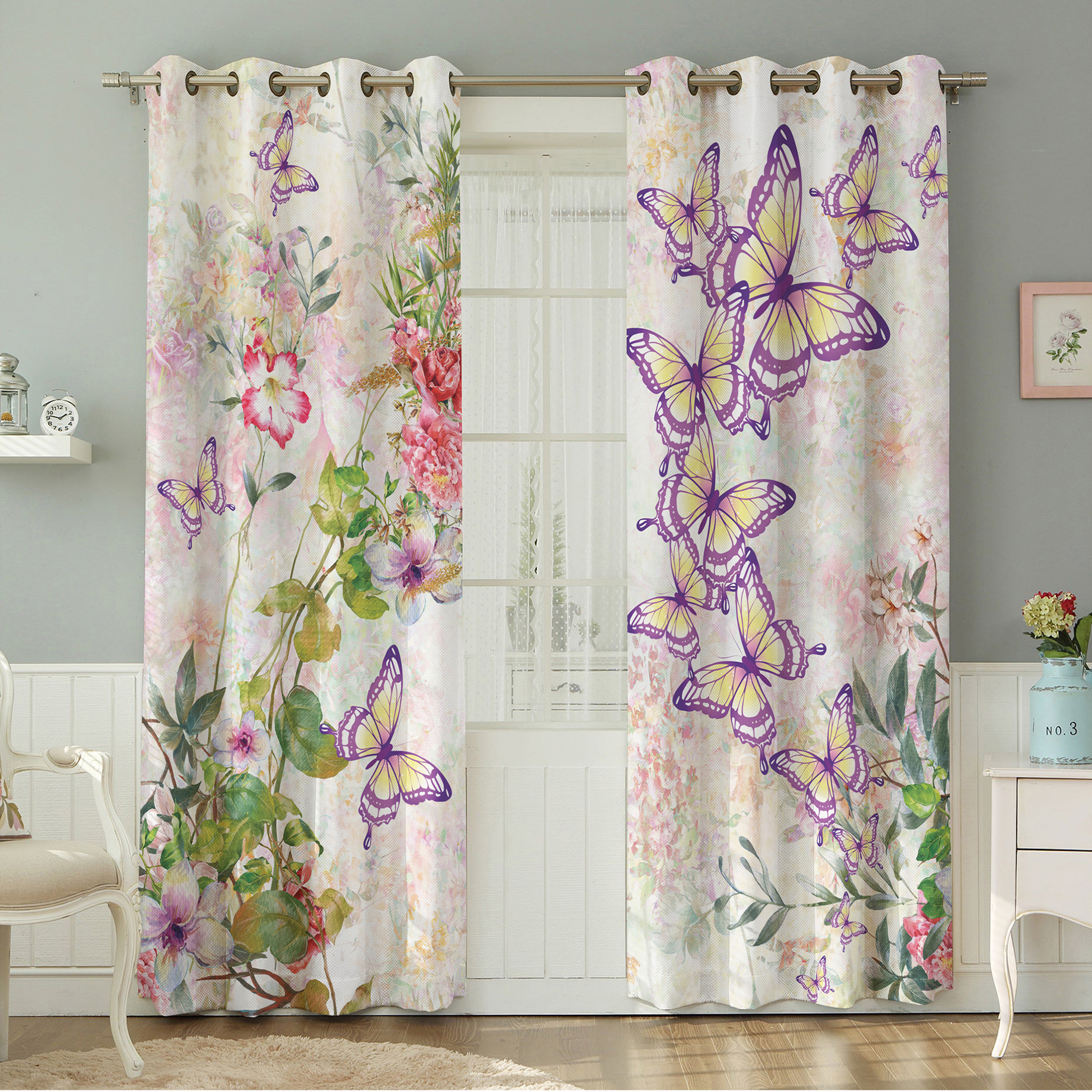 پرده نیروانا طرح مدرن  مدل مخمل کد 4852 سایز 140×280 سانتی متر