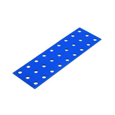 سازه رباتیک مدل صفحه مستطیل 3×9 فلزی رنگی بسته 5 عددی