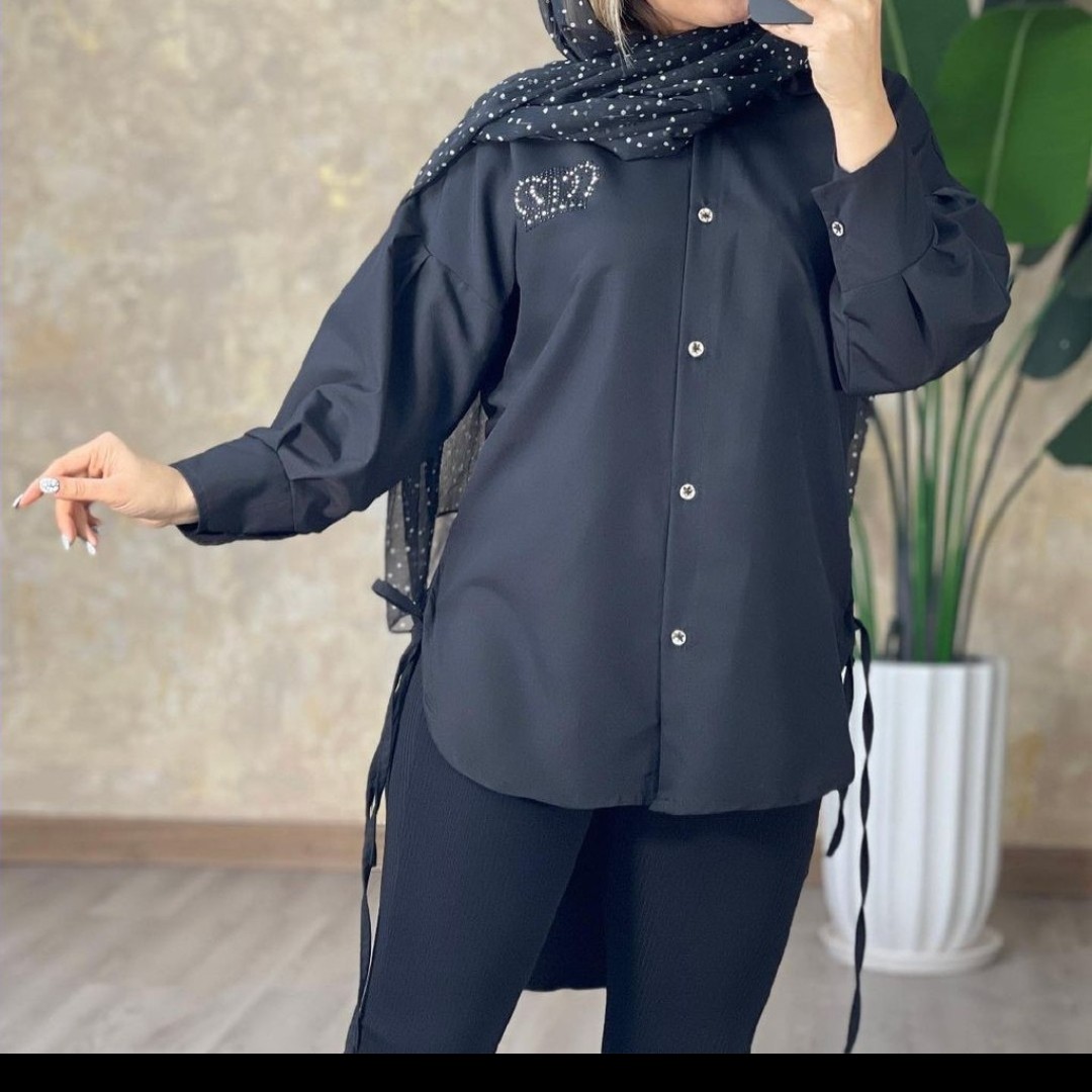 مانتو عروسکی مانتو کوتاه دخترانه و زنانه مانتو راحتی مانتو مجلسی(فری38تا48)تونیک