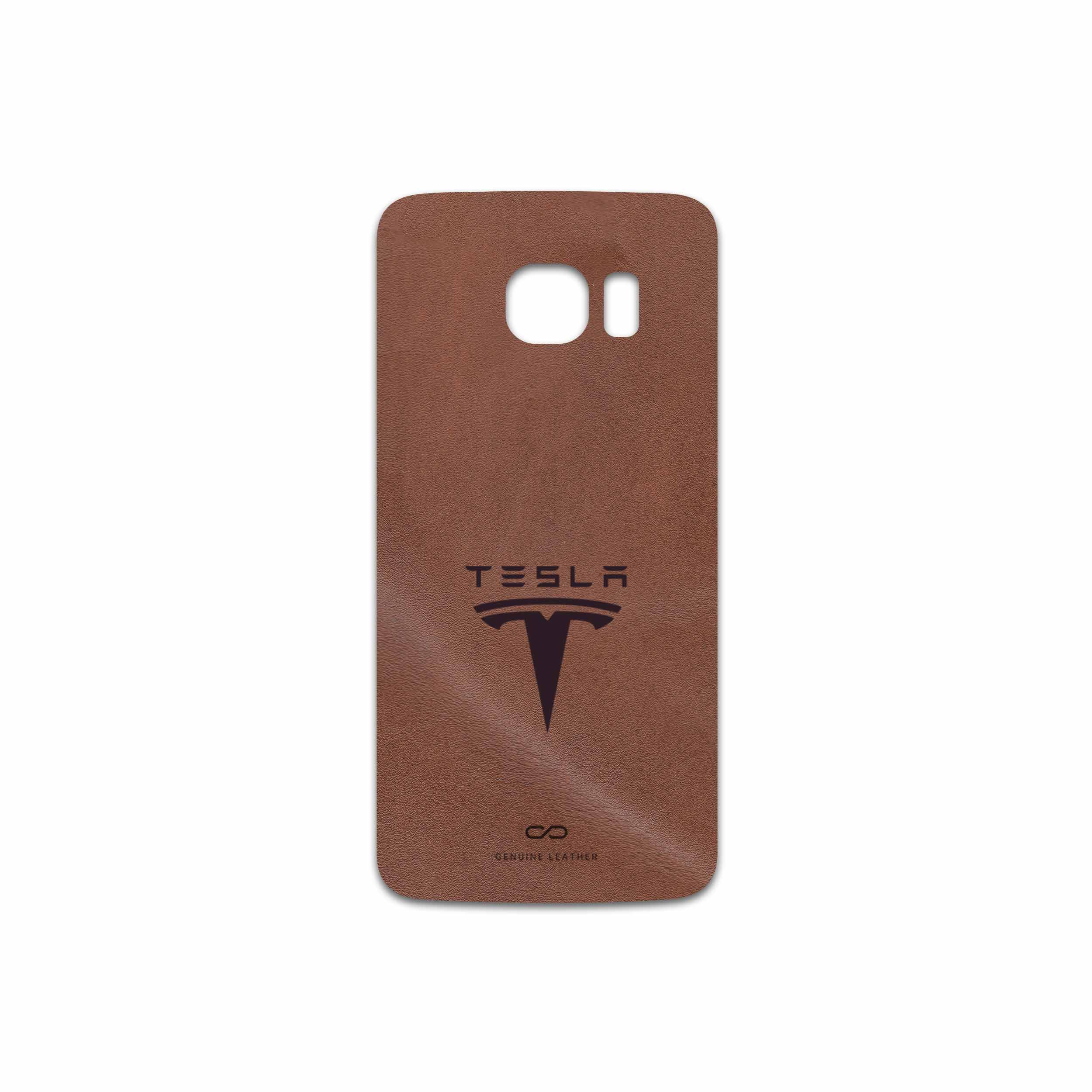 برچسب پوششی ماهوت مدل MNL-TSLA مناسب برای گوشی موبایل سامسونگ Galaxy S6 Edge
