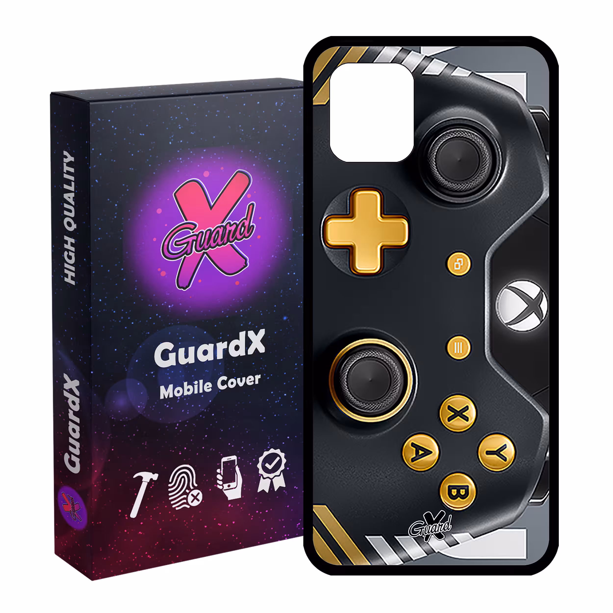 کاور گارد ایکس طرح XBox Conroller مدل Glass10090 مناسب برای گوشی موبایل سامسونگ Galaxy Note 10 Lite