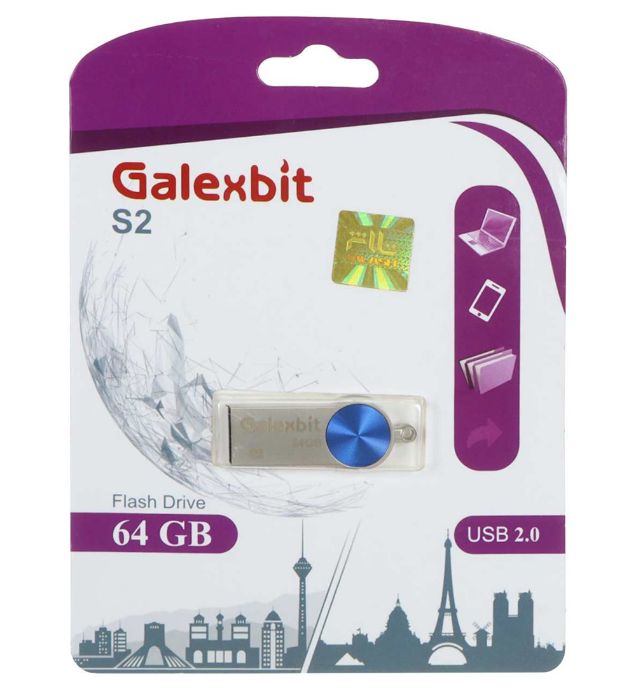 فلش مموری گلکس بیت مدل S2 USB 2.0 ظرفیت 64 گیگابایت